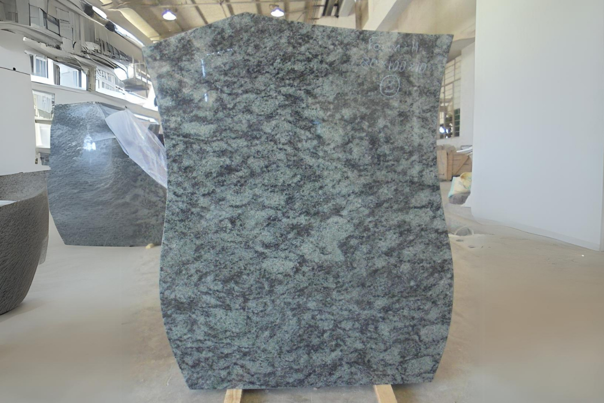 Natural green stone